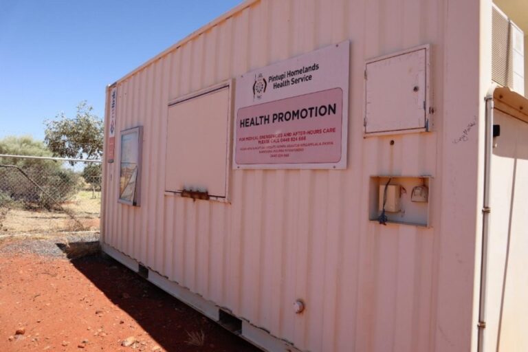 Pintupi Homelands Health Service Shipping Container