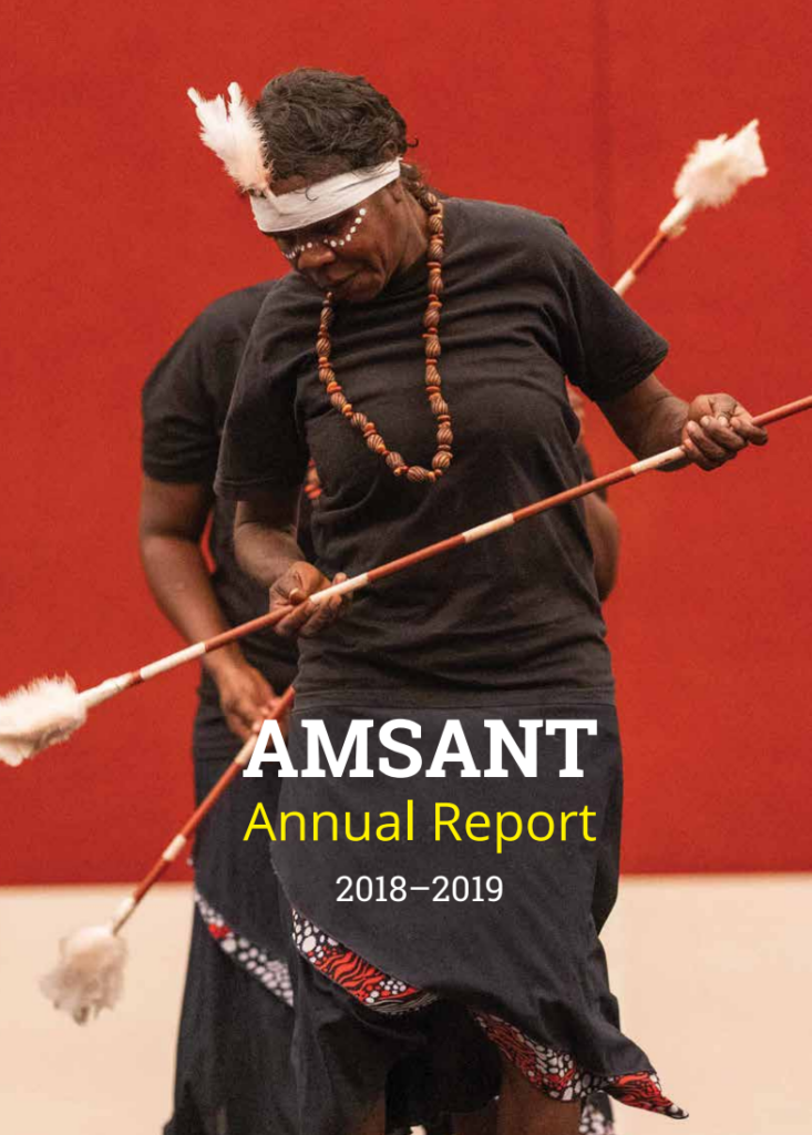 AMSANT Annual Report 2018-2019 cover