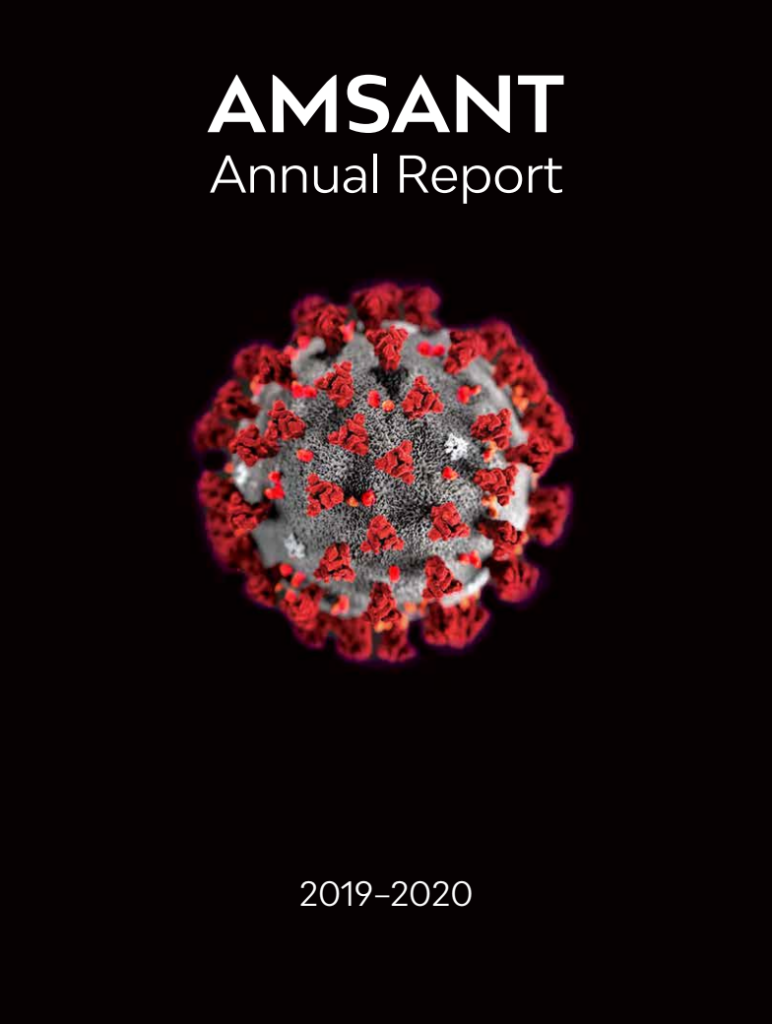 AMSANT Annual Report 2019-2020 cover